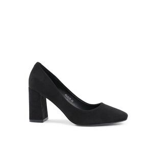 19V69 Italia Black Fabric High Heel Women's Pumps